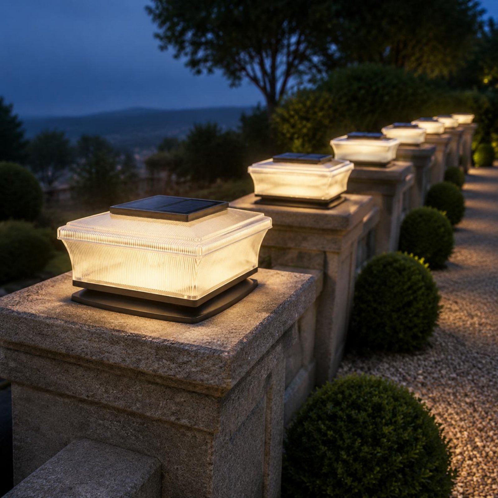 Outdoor Lighting Wireless - Solar Post Cap Light Draadloos vierkant