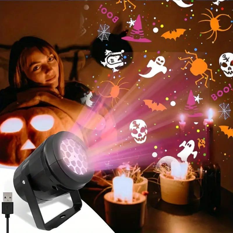 Outdoor Lighting Effects - Halloween LED-projectorlicht voor buiten, kersttuindecoratie met