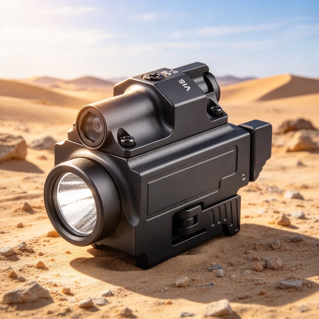Outdoor Lighting Black - Tactische LED-zaklamp 800LM Oplaadbare Strobe-zaklamp 2-in-1