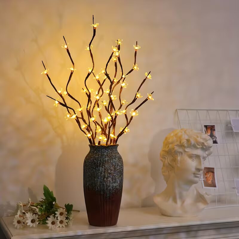 Outdoor Lighting Effects - 1/2PC 20LED Kersenbloesem Boomtak Verlichting Binnen