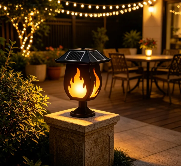 Zonne-kolomkoplampen met gesim - Outdoor Lighting And Landscape recensie en prijs