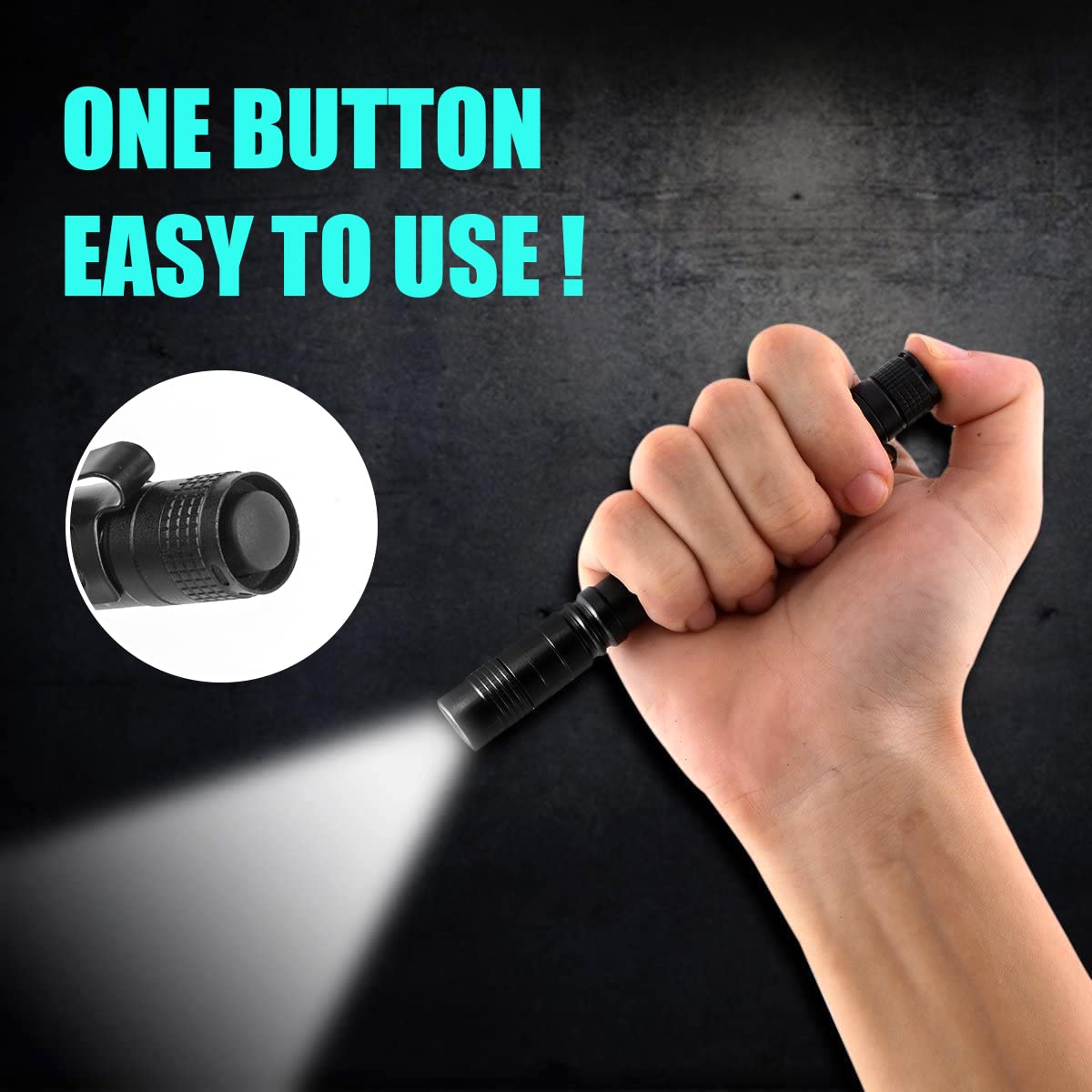 Draagbare Mini LED Pen Zaklamp - Outdoor Lighting Black recensie en prijs