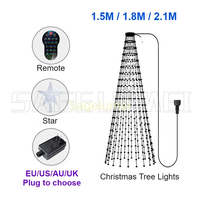 RGBIC 400 LEDs kerstverlichtin - Outdoor Lighting Uk recensie en prijs