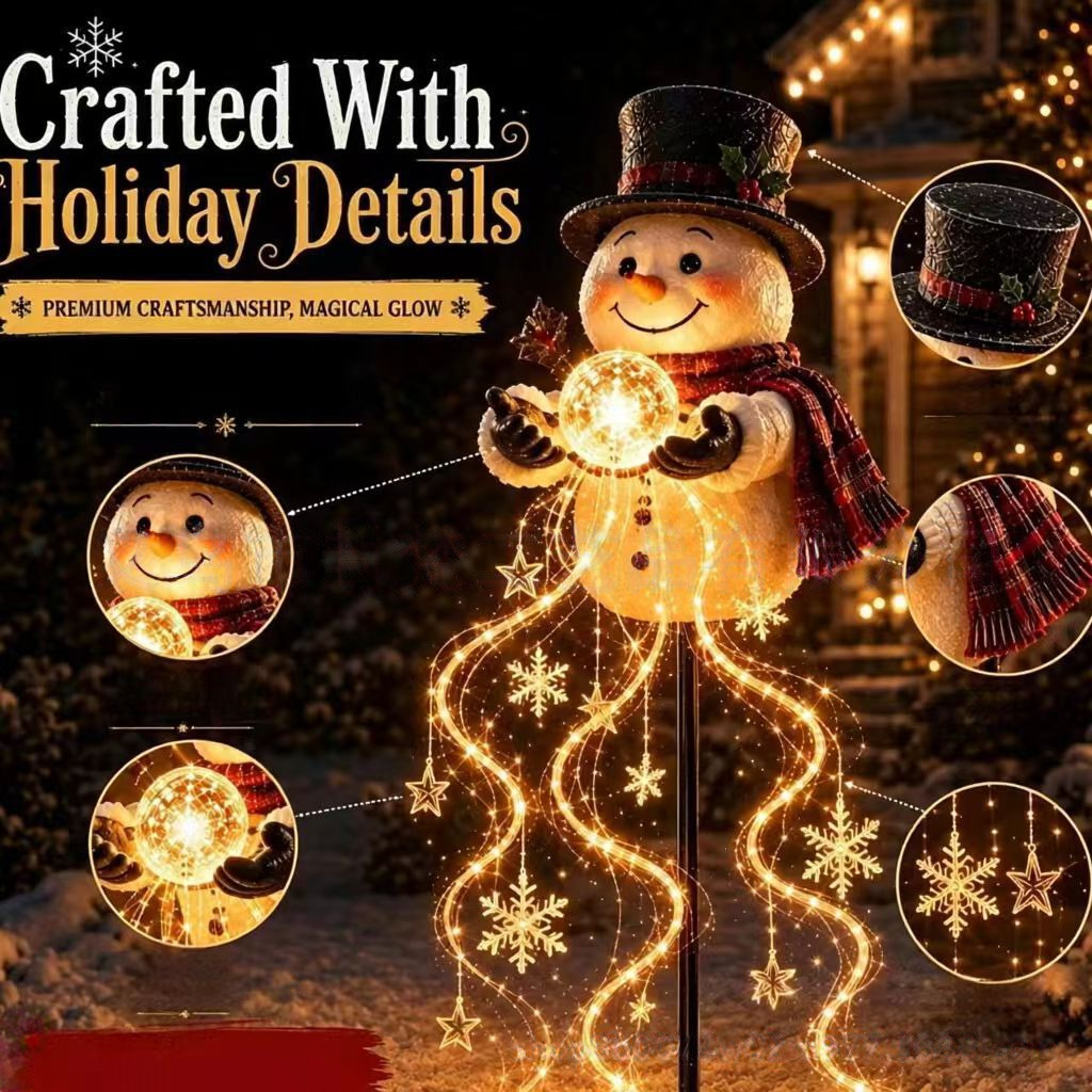Verlichte kerstsneeuwman decor - Outdoor Lighting Effects recensie en prijs