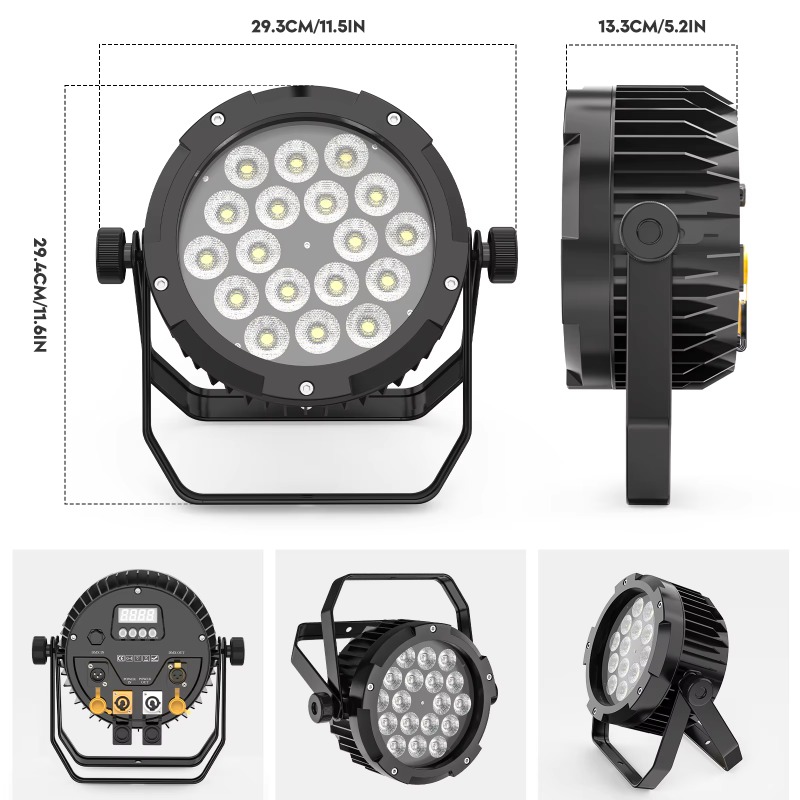 4 stuks 18x10W IP65 waterdicht - Outdoor Lighting Ip65 recensie en prijs