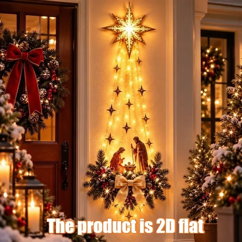 1 stuks kerstdeurhanger met op - Outdoor Lighting Effects recensie en prijs