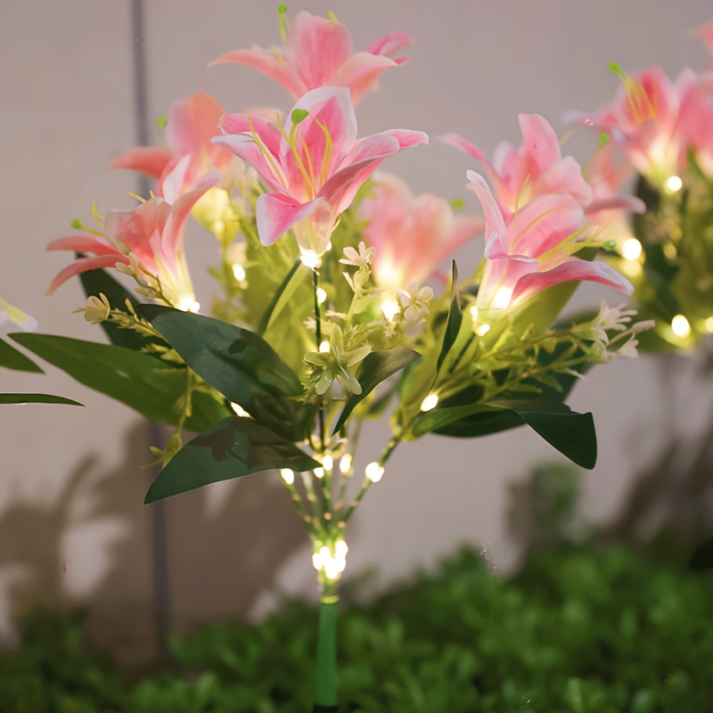 Multi-Bloom Pink Lily Solar Ga - Outdoor Lighting Effects recensie en prijs
